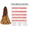 Picture of Luoyudu French Curly Braiding Hair 24 Inch Bouncy Braiding Hair 8 Pack Curly Braiding Hair 75g/pack Loose Wave Crochet Hair Pre Stretched for Black Women Hair Extensions (24inch,8 pack,OT30/27)