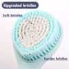 Picture of BEDELITE Back Bath Brush Long Handle for Shower of 2 - Soft Shower Brush for Men & Women,Back Brush Scrubber - 16.4" long Skin Exfoliator for Bath Scrubber Body Brush（2 Pack, Blue & Ivory）