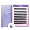Picture of GAQQI Lash Clusters, Eyelash Clusters 120PCS C Curl Individual Lashes, Wispy Cluster Eyelash Extension 10-16mm Mixed Length, Natural Looking Cluster Lashes （GQ03, C Curl, 10-16mm)