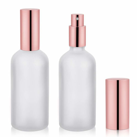Picture of Hydior Small Glass Spray Bottle, Perfume Atomizer, Fine Mist Spray, 3.4oz, 2 Pack