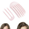 Picture of 2PCS Hair Volume Clip for Fluffy Bangs, Easy High Crown Volume Comb for Women, Volumizing Hair Clips Instant No-Trace Hair Root Lifting Clips for Natural Voluminous Look, Pink