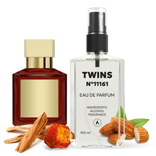 Picture of TWINS Impression of Baccarat Rouge 540 Extrait de Parfum | Unisex Perfume for Women and Men Eau de Parfum | No.11161 | 3.4 Fl Oz / 100 ml