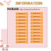 Picture of Perm Rods Set for Natural, Long, and Short Hair - Plastic Cold Wave Rods for Women's Hair Curling and DIY Hairdressing (20pcs Orange)