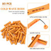 Picture of Perm Rods Set for Natural, Long, and Short Hair - Plastic Cold Wave Rods for Women's Hair Curling and DIY Hairdressing (20pcs Orange)