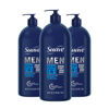 Picture of Suave Men Shampoo and Conditioner 2 in 1 Ocean Charge Refreshing, Cleanse and Conditions Hair, 40 oz Pack of 3