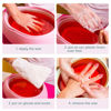 Picture of Segbeauty Extra Large Paraffin Wax Liners for Hands, 200 Counts Plastic Paraffin Wax Mittens, thera-py Wax Refill Gloves Hand Heat SPA Bags, Paraffin Bath Mitts Covers for Wax treat-ment XL