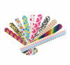 Picture of HeeYaa Nail File 10 PCS Professional Double Sided 100/180 Grit Nail Files Emery Board Colorful Manicure Pedicure Tool and Nail Buffering Files