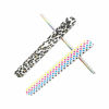 Picture of HeeYaa Nail File 10 PCS Professional Double Sided 100/180 Grit Nail Files Emery Board Colorful Manicure Pedicure Tool and Nail Buffering Files