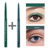 Picture of ONarisae eyeliner pencil retractable eyeliner creamy pigmented smudge proof eye liner pen Green & Shimmer Green