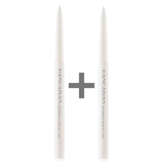 Picture of ONarisae eyeliner pencil retractable eyeliner creamy pigmented smudge proof eye liner pen 2 Pcs White