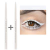 Picture of ONarisae eyeliner pencil retractable eyeliner creamy pigmented smudge proof eye liner pen 2 Pcs White