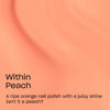 Picture of OPI RapiDry Within Peach | Opaque Bright Orange Crème Quick Dry Nail Polish | Vegan, Smudge Proof, Fast Drying