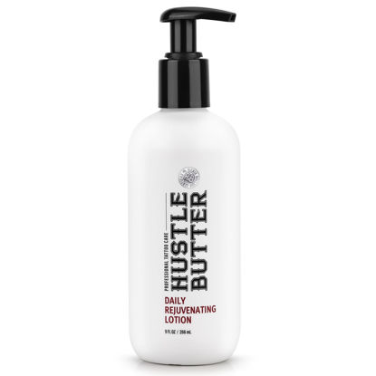 Picture of Hustle Butter Tattoo Aftercare - Daily Moisturizing Lotion - Naturally Derived Vegan Cruelty Free - Everyday All Over Use for Tattoos - 9 fl oz