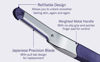Picture of Flamingo Dermaplane Facial Razor Blade Refills for Women - 6 Count