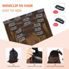 Picture of UGOTRAYS Clip in Hair Extensions,Chestnut Brown Hair Extensions 20 Inch Clip in Hair Extensions Real Human Hair Double Weft 70g 7pcs Straight Clip in #6 Light Brown Hair Extensions