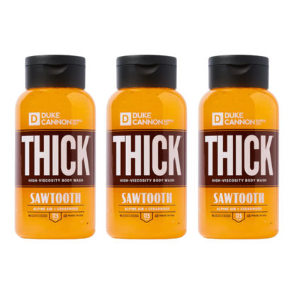 Picture of Duke Cannon THICK High Viscosity Body Wash - Sawtooth, Alpine Air and Cedarwood Scent, 17.5 oz (Pack of 3)