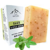 Picture of iHeart Fresh Soap Sage and Wild Herb - Long Lasting Rich Creamy Moisturizing Lather - Face & Body Wash for Men and Women - Large 6 Ounce