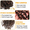 Picture of Aksice 12 Inch 8 Packs Yanky Twist Crochet Hair for Women Pre-looped Mini Twist Hair Bohemian Passion Twist Crochet Hair Boho Crochet Braids Synthetic (1BH30)