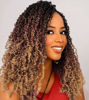 Picture of Aksice Yanky Twist Crochet Hair for Women 12 Inch 8 Packs Pre-looped Mini Twist Hair Bohemian Passion Twist Crochet Hair Boho Crochet Braids Synthetic (1B/30/27)