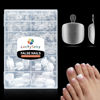 Picture of Short Toe Nail Tips Square Full Matte False Toenails Press On Nails 360pcs Smoothly Curved Toe Nail Gel x Tips for Efficient Extension Toe Acrylic Nails, 12 Sizes Artificial Toenails, Luckyfairy