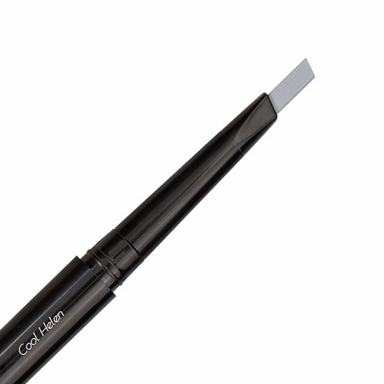 Picture of Eye Embrace Cool Helen: Light Gray Eyebrow Pencil - Waterproof, Double-Ended Automatic Angled Tip & Spoolie Brush, Cruelty-Free