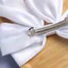 Picture of SUSULU Large Hair Bow Clips for Women Red Hair Bow White Hair Bow Slides for Girls Satin Hair Barrettes with Long Ribbon Tail,Wedding Birthday Women Hair Accessories Pack of 2