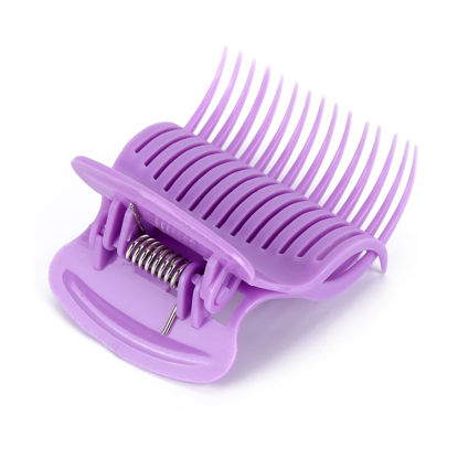 Picture of Tbestmax 24 Hot Roller Clips for Hair Curler Claw Clip Replacement Hair Section Styling for Women Girls Purple
