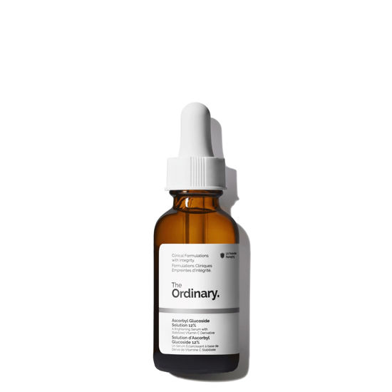 Picture of The Ordinary Ascorbyl Glucoside Solution 12%, Vitamin C Serum for Even Skin Tone and Antioxidant Protection, 1 Fl Oz