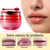 Picture of 4 Pcs Lip Balm Honey Pot, Honey & Strawberry Moisturizing Lip Mask Reduces Lip Lines, Prevention Dry and Cracked Lip Scrubs Exfoliator.(Honey & Strawberry)
