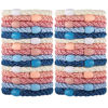 Picture of Hair Ties for Girls Women, Funtopia 30 Pcs Elastics Hair Bands Ponytail Holders for Thick Hair, No Damage No Crease Hair Elastics