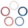 Picture of Hair Ties for Girls Women, Funtopia 30 Pcs Elastics Hair Bands Ponytail Holders for Thick Hair, No Damage No Crease Hair Elastics