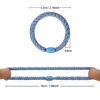Picture of Hair Ties for Girls Women, Funtopia 30 Pcs Elastics Hair Bands Ponytail Holders for Thick Hair, No Damage No Crease Hair Elastics