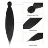Picture of DIFUNEE Pre-stretched Braiding Hair - 14 Inch 8 Packs Dark Brown Mid-Length Braiding Hair For Twist or Box Braids, Yaki Texture Hot Water Setting Synthetic Braiding Hair Extensions (14 Inch, #2-8P)