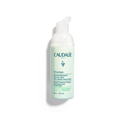 Picture of Caudalie Gentle Foaming Cleanser - Daily Cleanser with Antioxidants to Gently Cleanse and Soften Skin without Soap or Sulfates. Cleanses, Soothes, and Reduces Redness