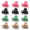 Picture of Cobahom 12 Pack Small Hair Claw Clips 1.2 Inch Matte Hair Clips for Thin Hair No-Slip Mini Hair Clips Hair Styling Accessories for Women and Girls, Pink, Black, Green, Apricot