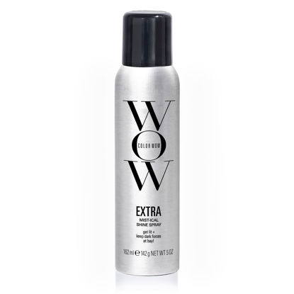 Picture of COLOR WOW Extra Mystical Shine Spray - Lightweight & Non-Greasy Formula | Heat Protection, Frizz Control, and Silky Hair | For All Hair Types