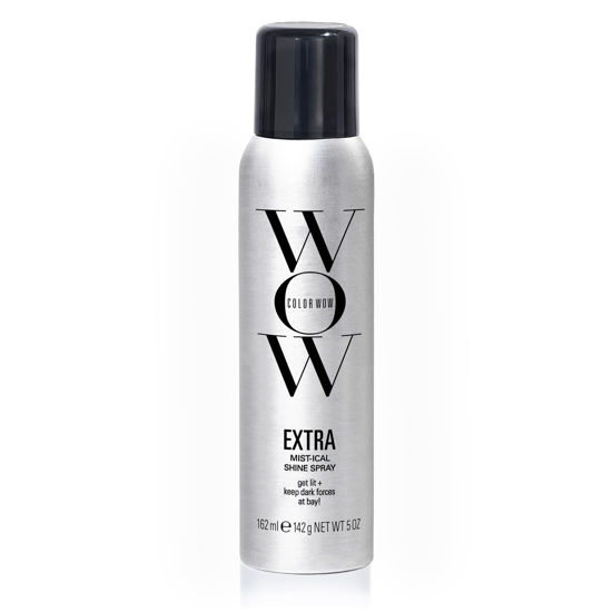 Picture of COLOR WOW Extra Mystical Shine Spray - Lightweight & Non-Greasy Formula | Heat Protection, Frizz Control, and Silky Hair | For All Hair Types