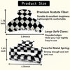 Picture of Womens Checkered Hair Clip Large Checkered Claw Clips Black And White Jaw Clip,2pack