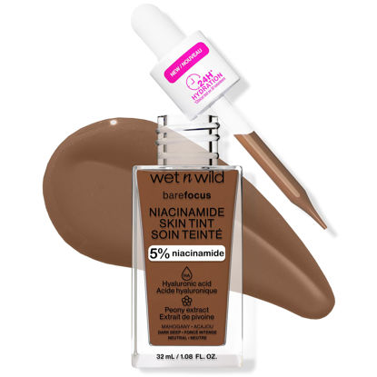 Picture of wet n wild Bare Focus Niacinamide Skin Tint | Mahogany