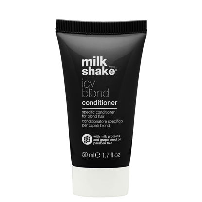 Picture of milk_shake Icy Blond Conditioner - Black Pigment Silver Conditioner for Very Light Blond and Platinum Hair, 1.7 Fl Oz (50 ml)