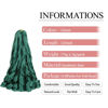 Picture of Green French Curly Braiding Hair 24 inch Loose Wavy 2 Packs Bouncy Braiding Hair extensions 75g/Pack French Curls Synthetic Hair Extensions (24inch,2packs,Green)