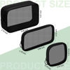 Picture of Weewooday 4 Pcs Mesh Makeup Bag Mesh Cosmetic Bag Travel Toiletry Bag Pouch with Zipper Mini Portable Makeup Cosmetic Travel Toiletry Purse Bag for Daily Accessories (Black,Small, Large, Medium)