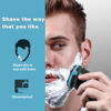 Picture of MAX-T Electric Shaver for Men, Cordless Electric Razor with Travel Case, Wet & Dry Use Men's Electric Shaver with Pop-Up Trimmer, 3D Rechargeable IPX7 Waterproof Rotary Shaver