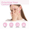 Picture of CANNI 9ml Hema-Free Gel Nail Polish Set- 6Pcs Light Pink Nail Gel Manicure Kit, Soak Off LED Polish DIY at Home Salon Gifts for Women Girls