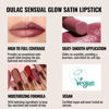 Picture of Oulac Color Rich Satin Lipstick - Medium Brown Full Coverage Lip Color, Creamy Silky-Smooth, Moisturizing, Satin Matte Finish, Infused With Shea Butter, Vegan & Clean Beauty, 4g, SG15 Barbara