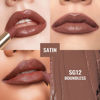 Picture of Oulac Color Rich Satin Lipstick - Greyish Brown Full Coverage Lip Color, Creamy Silky-Smooth, Moisturizing, Satin Matte Finish, Infused With Shea Butter, Vegan & Clean Beauty, 4g, SG12 Boundless