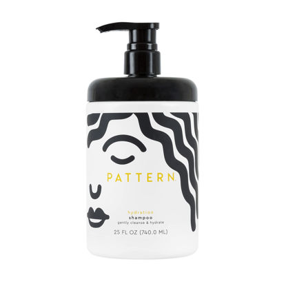 Picture of PATTERN Beauty by Tracee Ellis Ross Hydration Shampoo w Honey, Aloe Vera, Biotin and Tea Tree Leaf Oil for Curly Hair 3a-4c, 25 Fl Oz