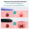 Picture of Face Scrubber Facial Cleansing Brush : COSLUS Portable Silicone Waterproof Rechargeable Face Wash Brush, 5 Cleansing Modes, Electric Deep Cleaning for Men & Women, Removing Blackhead, Exfoliating
