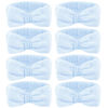 Picture of Ondder 8 Pcs Blue Spa Headband Makeup Headband Fuzzy Skincare Headbands Terry Cloth Face Wash Headband Head Band for Skin Care Make Up Headbands for Women Makeup Bow Hair Band for Washing Face