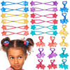 Picture of Expressions 24pc Ponytail Balls Hair Elastics,Star-Shaped Multicolored Twin Hair Beads, Value Pack